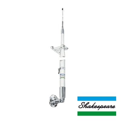 SHAKESPEARE 393 Antena Marina, Base, Banda HF, 2.-30 MHz, Armado en 3 Secciones para Facilidad de Embarque.