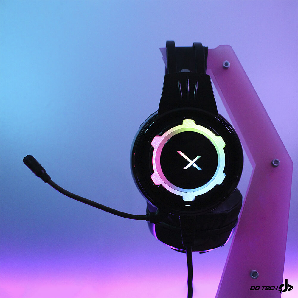 Diadema Gamer Xzeal XZ2010 RGB 7.1 Canales, USB, XZHD201B - Image 2