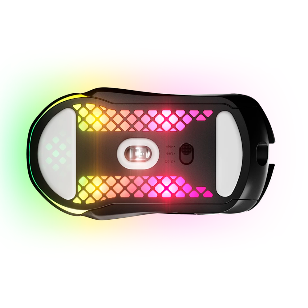 Mouse Gamer SteelSeries Aerox 5 Wireless, Inlámbrico, Sensor SteelSeries TrueMove Air, Óptico, Diseño Ergonómico, 62406/ SS%OFF, INCLUYE MOUSEPAD STEELSERIES DE REGALO, NAVSTEEL - Image 2