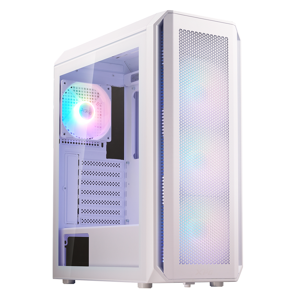 Gabinete XPG VALOR AIR PLUS, ATX/Micro-ATX/Mini-ITX, USB 3.2, 4 Ventiladores Instalados, Blanco, VALORAIRPLUSMTA-WHCWW