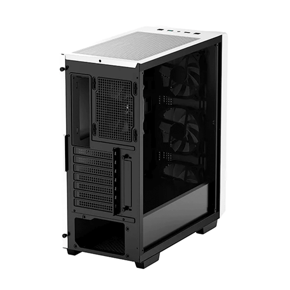 Gabinete Gamer DeepCool CC560 LED, Cristal Templado, Midi-Tower, Mini-ITX/Micro-ATX/ATX, USB 2.0/3.0, Sin Fuente, 4 Ventiladores Instalados, Blanco, R-CC560-WHGAA4-G-1 - Image 4