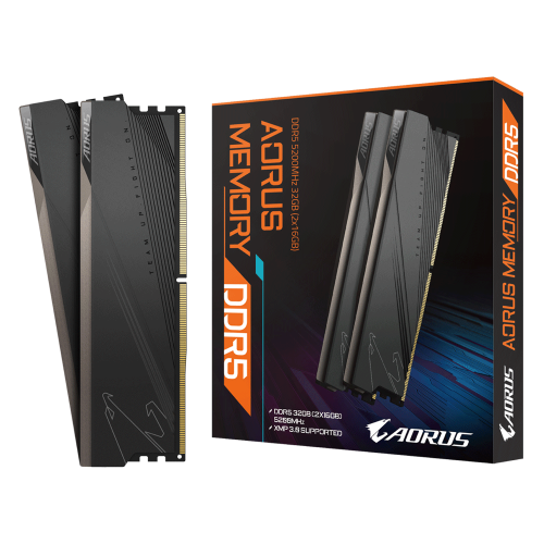 Memoria RAM Aorus 32GB 5200MHz Aorus RGB Memory DDR5, 2x16GB, GP-ARS32G52D5 /MAX. 1 X CLIENTE