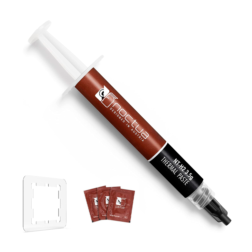 Pasta Térmica Noctua NT-H2, 3.5g, AM5 Edition, Incluye 3 Toallitas Limpiadoras, NT-H2 3.5G AM5 EDITION