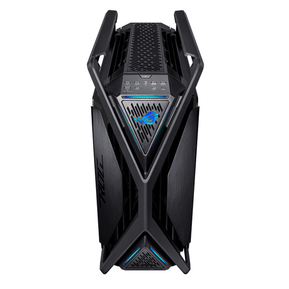 Gabinete Gamer ASUS ROG Hyperion GR701 EATX, Estructura semiabierta, Paneles laterales sin herramientas, Soporta hasta 2 radiadores de 16.535 in, Soporte para tarjetas gráficas, 2 paneles frontales tipo C, GR701/BK/PWM FAN / - Image 2