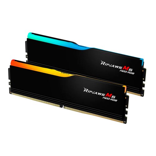Kit Memoria RAM G.Skill Ripjaws M5 Neo RGB DDR5, 6000MHz, 32GB (2x16GB), CL30, EXPO, Negro, F5-6000J3038F16GX2-RM5NRK /MAX. 1 X CLIENTE