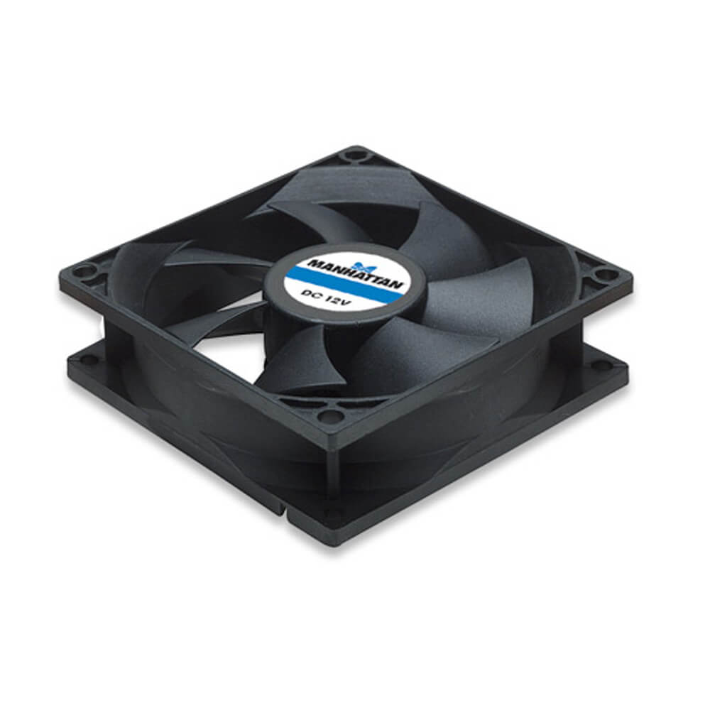 Ventilador Manhattan 80mm Negro, 700320