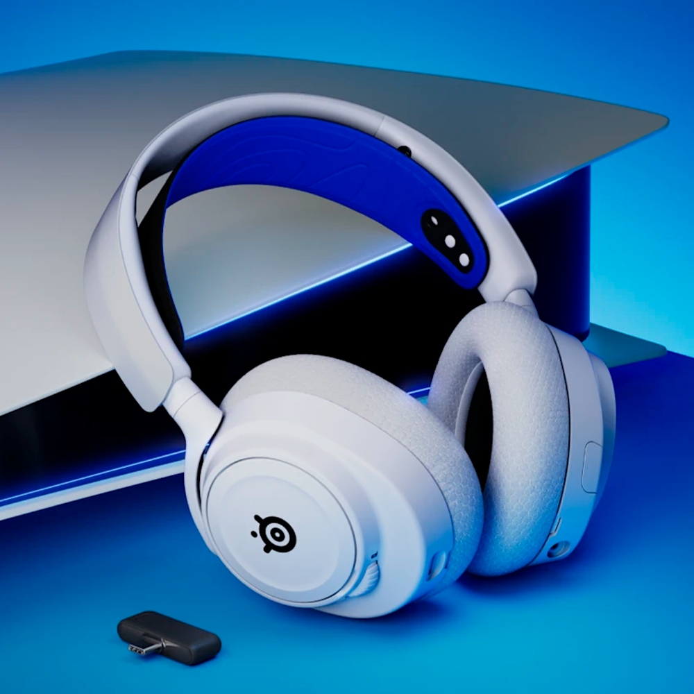 Diadema Gamer SteelSeries Arctis Nova 7P Wireless, Micrófono Con Supresión de Ruido AI, Inalámbrico, Blanco, 61561/ SS%OFF, INCLUYE MOUSEPAD STEELSERIES DE REGALO, NAVSTEEL - Image 4
