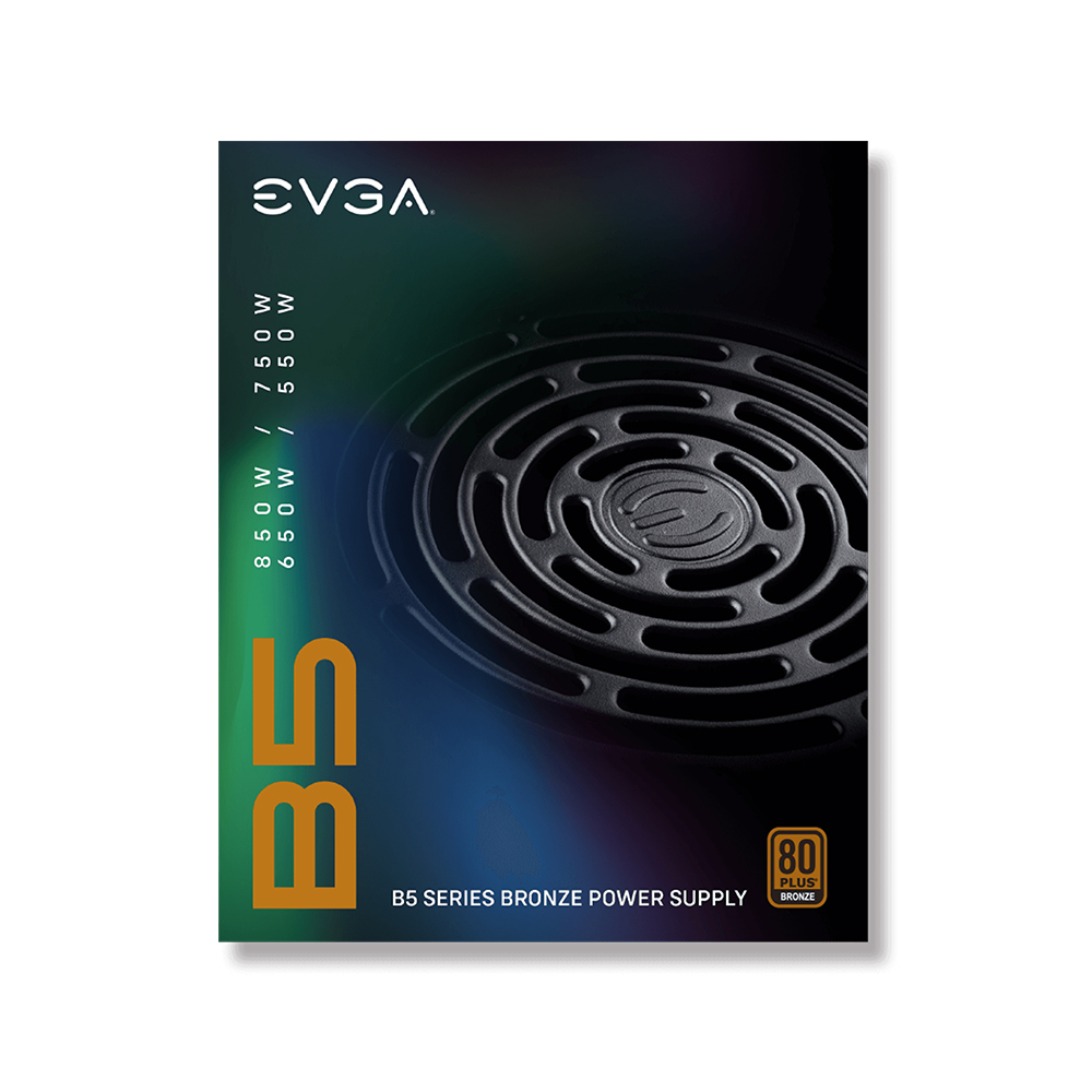 Fuente de poder 650 B5 EVGA, Certificación 80+ BRONZE, Full Modular, 220-B5-0650-V1 - Image 6