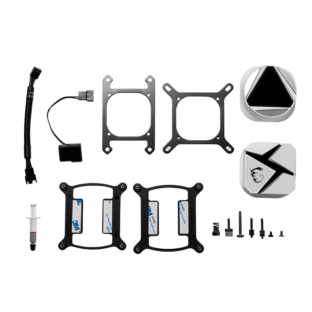 Enfriamiento Líquido MSI MAG CORELIQUID C360 V2 ARGB, 3x120mm, 500-1900RPM, Blanco, MAG CORELIQUID C360 V2 - Image 7