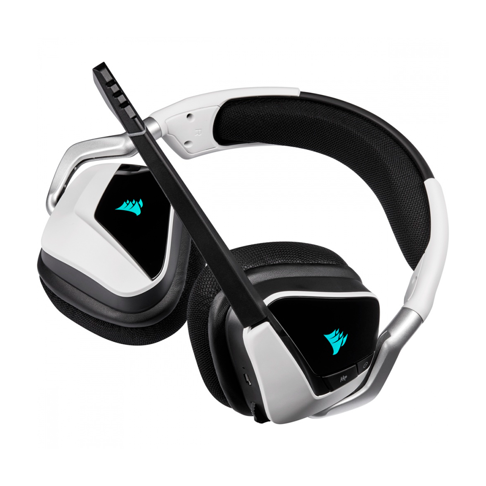 Diadema Gamer Corsair VOID RGB ELITE Wireless 7.1, Inalámbrico, USB, Negro/Blanco, CA-9011202-NA - Image 7