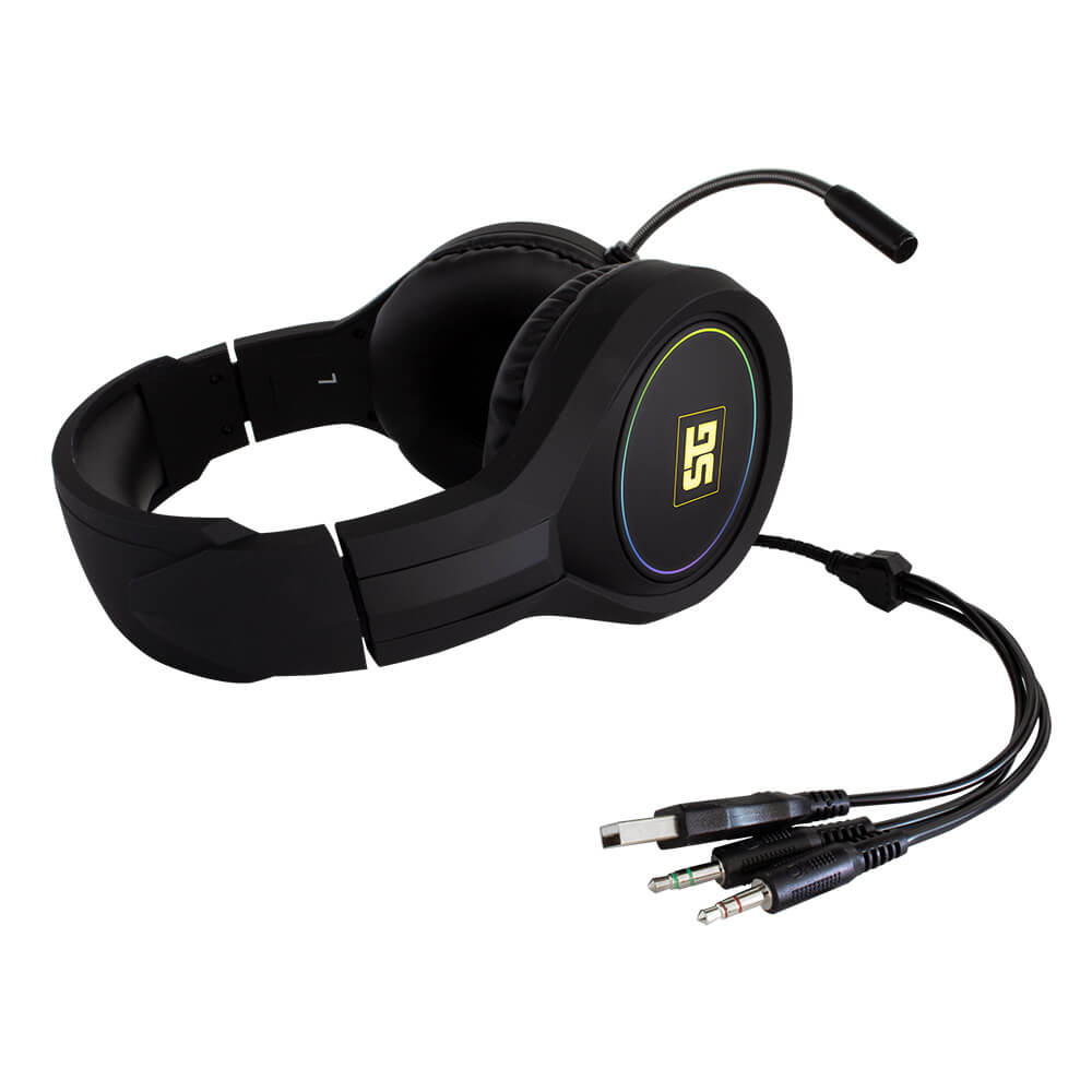 Vorago Audífonos Gamer HS-501, Alámbrico, 2.2 Metros, 3.5mm, Negro, HS-501 - Image 2