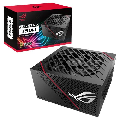 Fuente de poder Asus ROG Strix 750W, 80 Plus Gold Full Modular, ROG-STRIX-750G