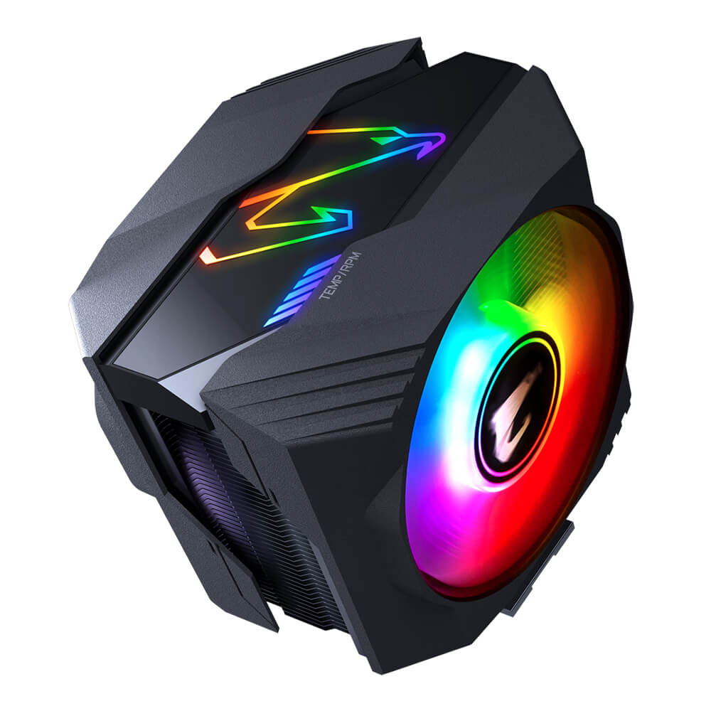 Disipador para CPU Disipador y Ventilador Led RGB para Procesador Aorus ATC800 - 120mm X2 Intel y AMD, GP-ATC800