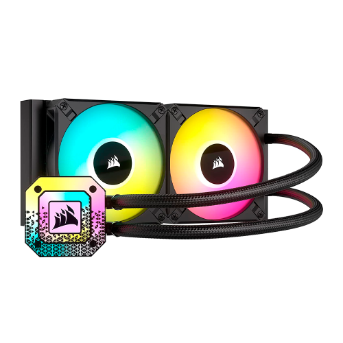 Enfriamiento Líquido para CPU, Corsair ICUE H100I Elite Capellix XT, 2x120mm, 550-2100 RPM ±10%, CW-9060068-WW