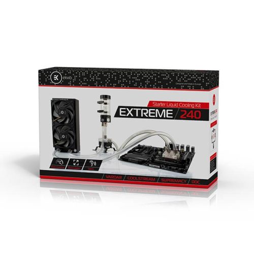 Sistema de Enfriamiento Liquido EKWB Extreme 240, Bomba Personalizada, Intel y AMD, EK-KIT X240
