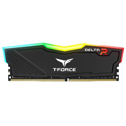 Memoria RAM 32GB DDR4 TeamGroup T-Force Delta RGB 3200Mhz Negra, TF3D432G3200HC16F01 /MAX. 1 X CLIENTE