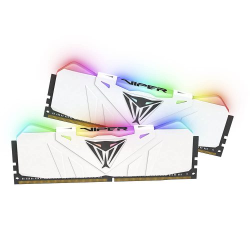 Memoria RAM DDR4 16GB 3000MHz Kit 2x8GB Patriot Viper RGB Blanca, PVR416G300C5KW /MAX. 1 X CLIENTE