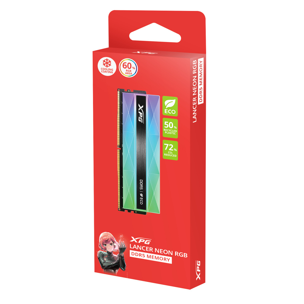 Memoria RAM XPG Lancer Neon RGB DDR5, 6000MHz, 16GB, CL30, XMP/EXPO, AX5U6000C3016G-CLANRSG /MAX. 1 X CLIENTE - Image 4