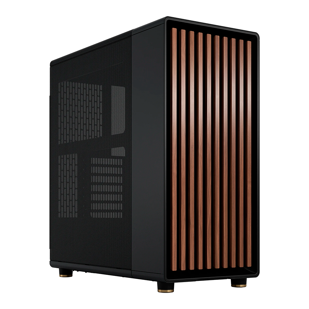 Gabinete Fractal North, Charcoal Black, Mid-Tower, Mesh, 2 Ventiladores Incluidos, ATX, Micro ATX, Mini ITX Motherboard Supported, FD-C-NOR1C-01
