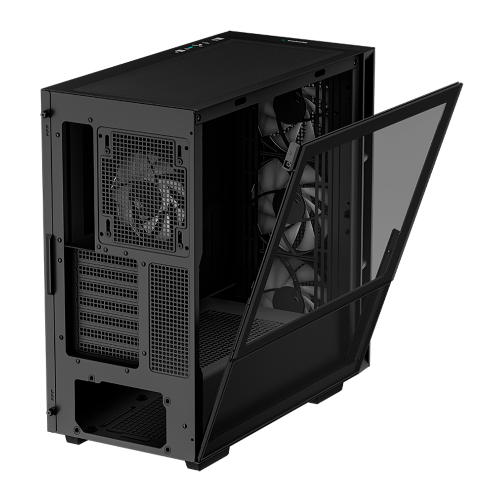 Gabinete Deepcool CH560, Negro, Cristal Templado, RGB, Excelente Flujo de aire, Incluye 4 Ventiladores, R-CH560-BKAPE4-G-1 // YYGH3 - Image 3