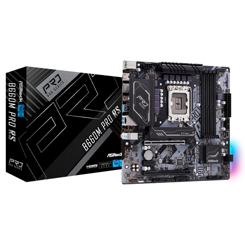 Tarjeta Madre ASRock B660M Pro RS Intel B660 Series, LGA1700, MicroATX B660M, B660M PRO RS
