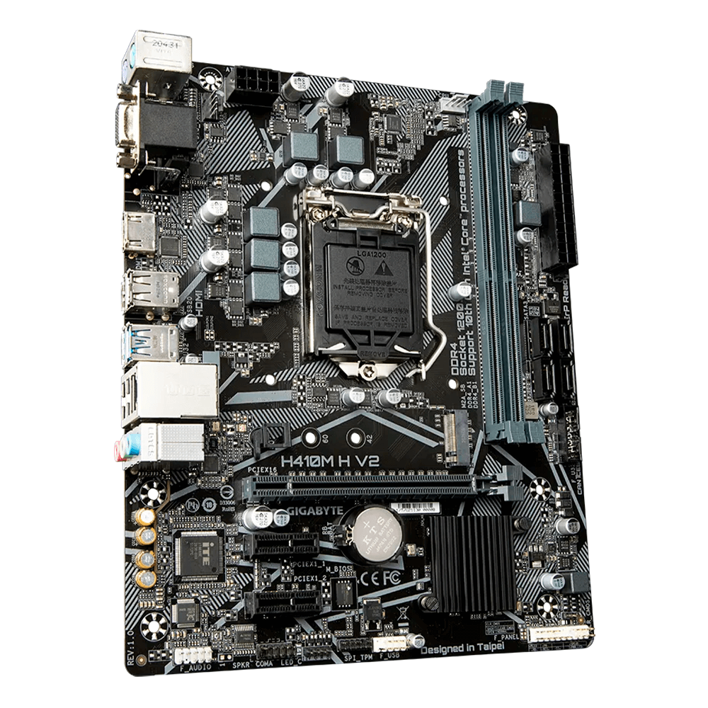 Tarjeta Madre Gigabyte Micro ATX H410M H V2, Socket1200, Intel H470, HDMI, 64GB DDR4, H410M H V2 - Image 3