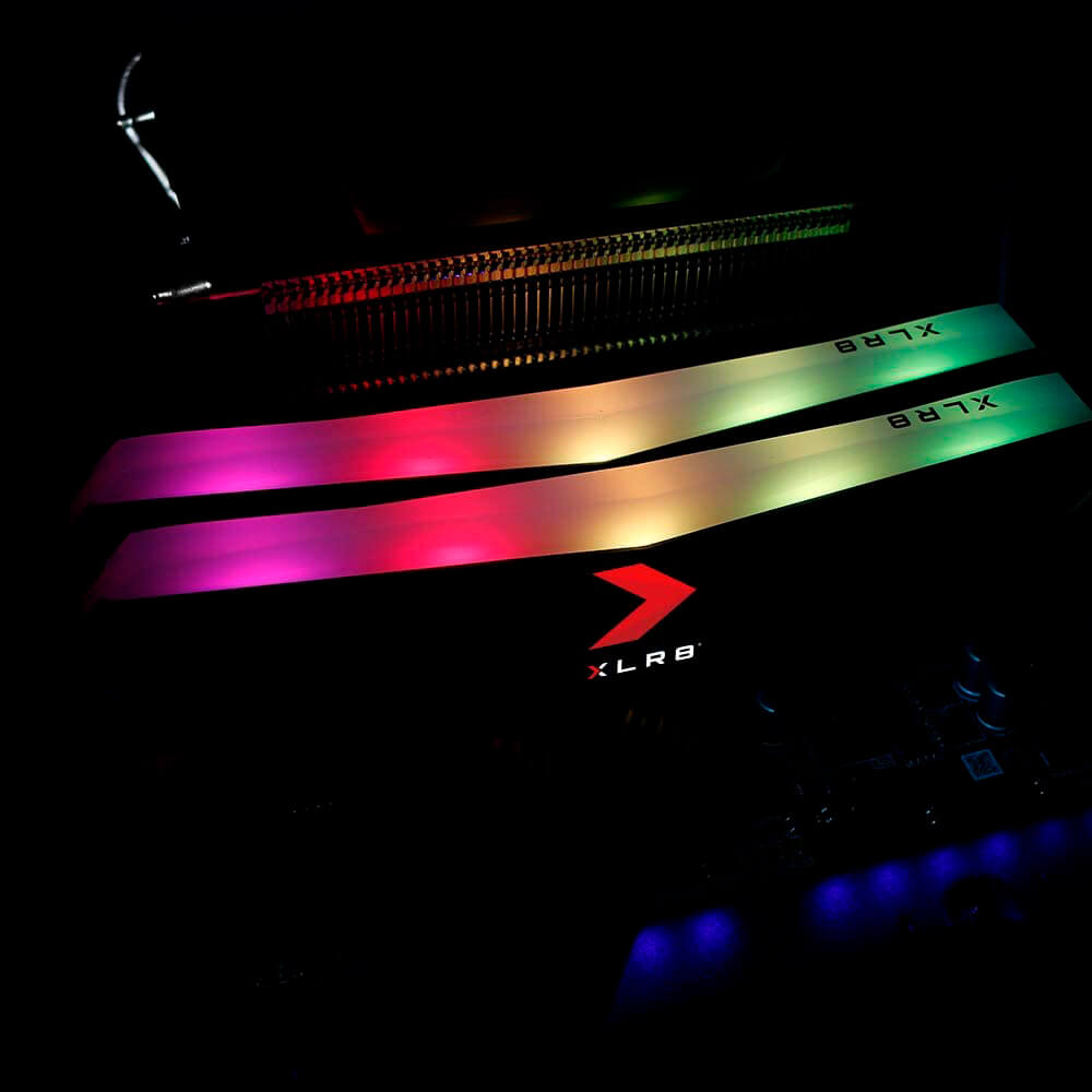 Memoria RAM 16GB DDR4 PNY XLR8 EPIC X RGB 3200Mhz Black, MD16GD4320016XRGB /MAX. 1 X CLIENTE - Image 4