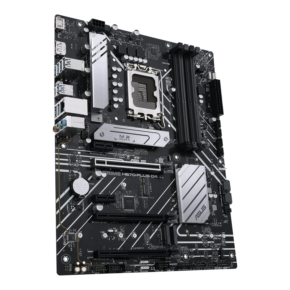 Tarjeta Madre ASUS PRIME H670-PLUS D4, Socket LGA1700 Intel H670 ATX, DDR4, Intel Core 12th Generación - Image 4