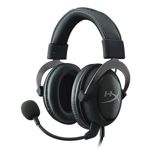 Diadema HyperX Cloud 2 con Microfono Alambrica Estereo Gris 2x3.5mm y USB 7.1 Canales Virtual, KHX-HSCP-GM