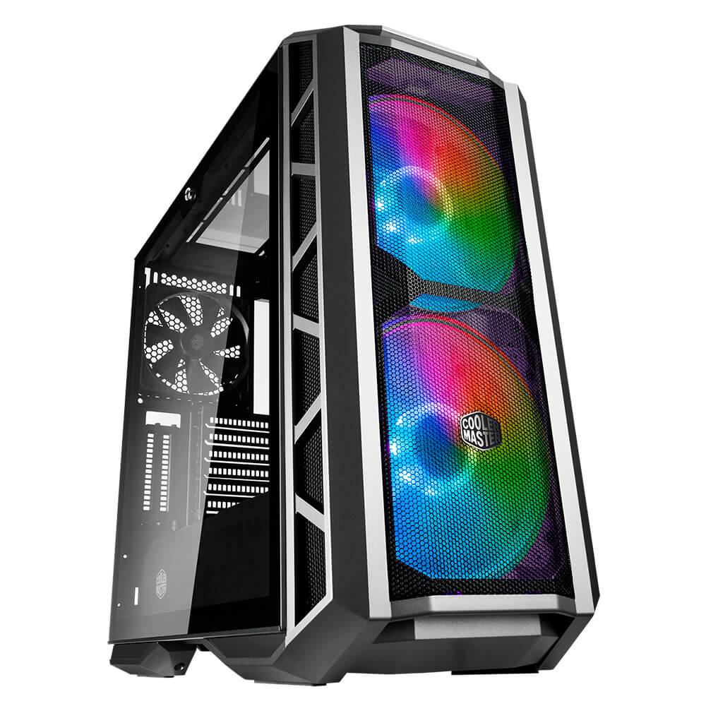 Gabinete Cooler Master Mastercase H500P Mesh ARGB, Cristal templado, E-ATX (12'' X 10.7''), 2 ventiladores 200mm ARGB, MCM-H500P-MGNN-S11 - Image 3