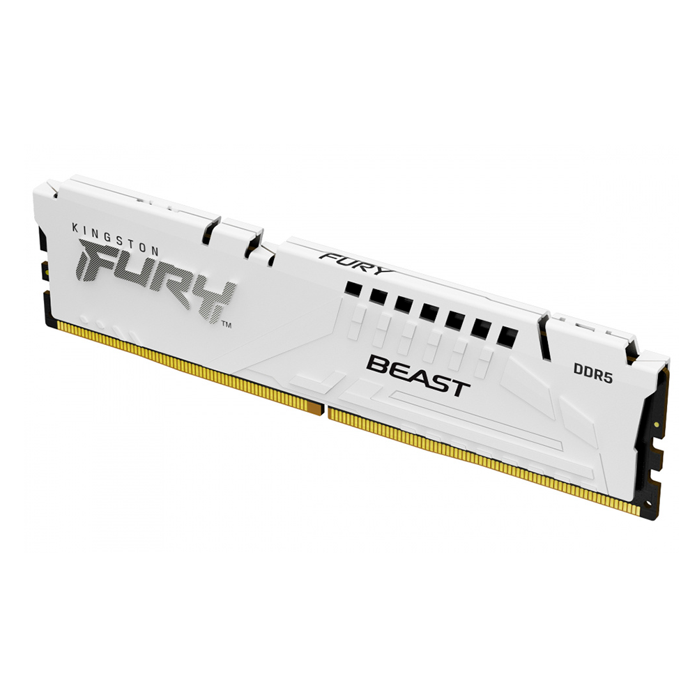 Memoria RAM Kingston FURY Beast, DDR5, 6000MHz, 32GB, CL36, XMP/EXPO, Blanco, KF560C36BWE-32 /MAX. 1 X CLIENTE - Image 2