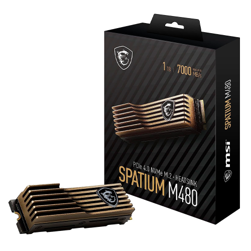 Unidad de Estado Sólido MSI SPATIUM M480 NVMe, 1TB, PCIExpress 4.0, M.2, SPATIUM M480 /MAX. 1 X CLIENTE
