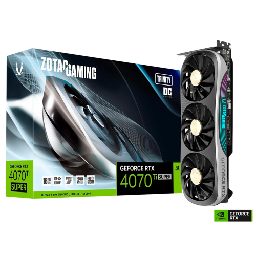 Tarjeta de Video Zotac NVIDIA GeForce RTX 4070 Ti SUPER, 16GB 256-bit GDDR6X, PCI Express x16 4.0, ZT-D40730J-10P
