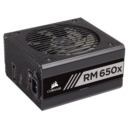 Fuente de poder Corsair RM650X, Modular, 650W, 80+ Gold, CP-9020178-NA/RF /Recertificado