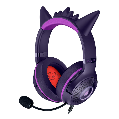 Diadema Gamer Razer Kraken Kitty V2 Gengar Edition, 3.5mm PC y Consolas, Micrófono HyperClear, RZ04-04730300-R3M1, Pokemon
