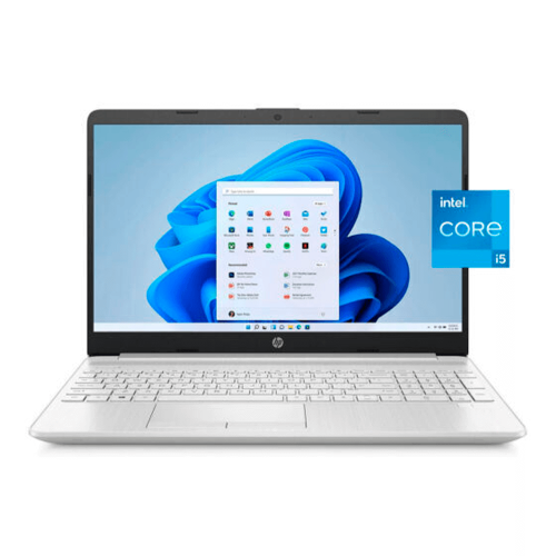 Laptop HP 15-DW3058CL, 15.6" FHD, Core i5-1135G7 Intel 11ª generación, 8GB DDR4 RAM, 256GB NVMe SSD, Iris Xe Graphics, Cámara web HDMI, WiFi RJ45, BT USB C