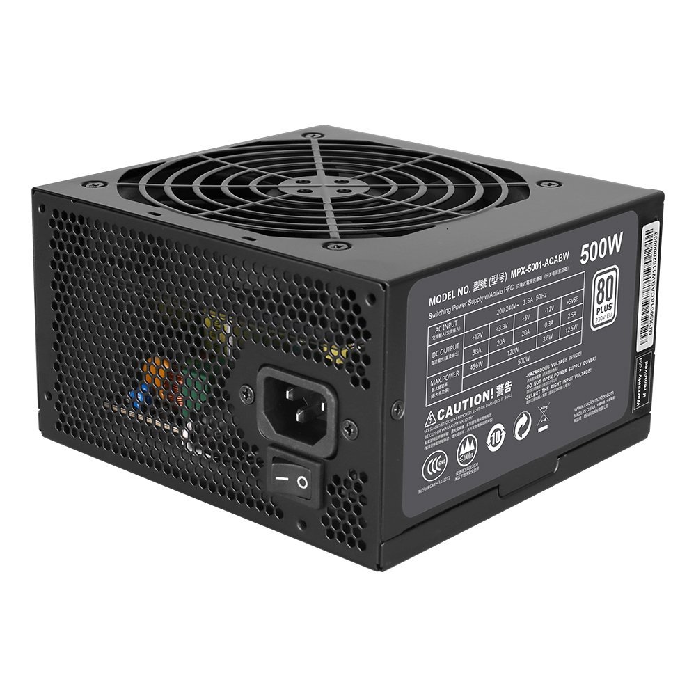 Fuente de poder Cooler Master MPX-6001-ACAAW-US, 600W, 80 Plus - Image 2