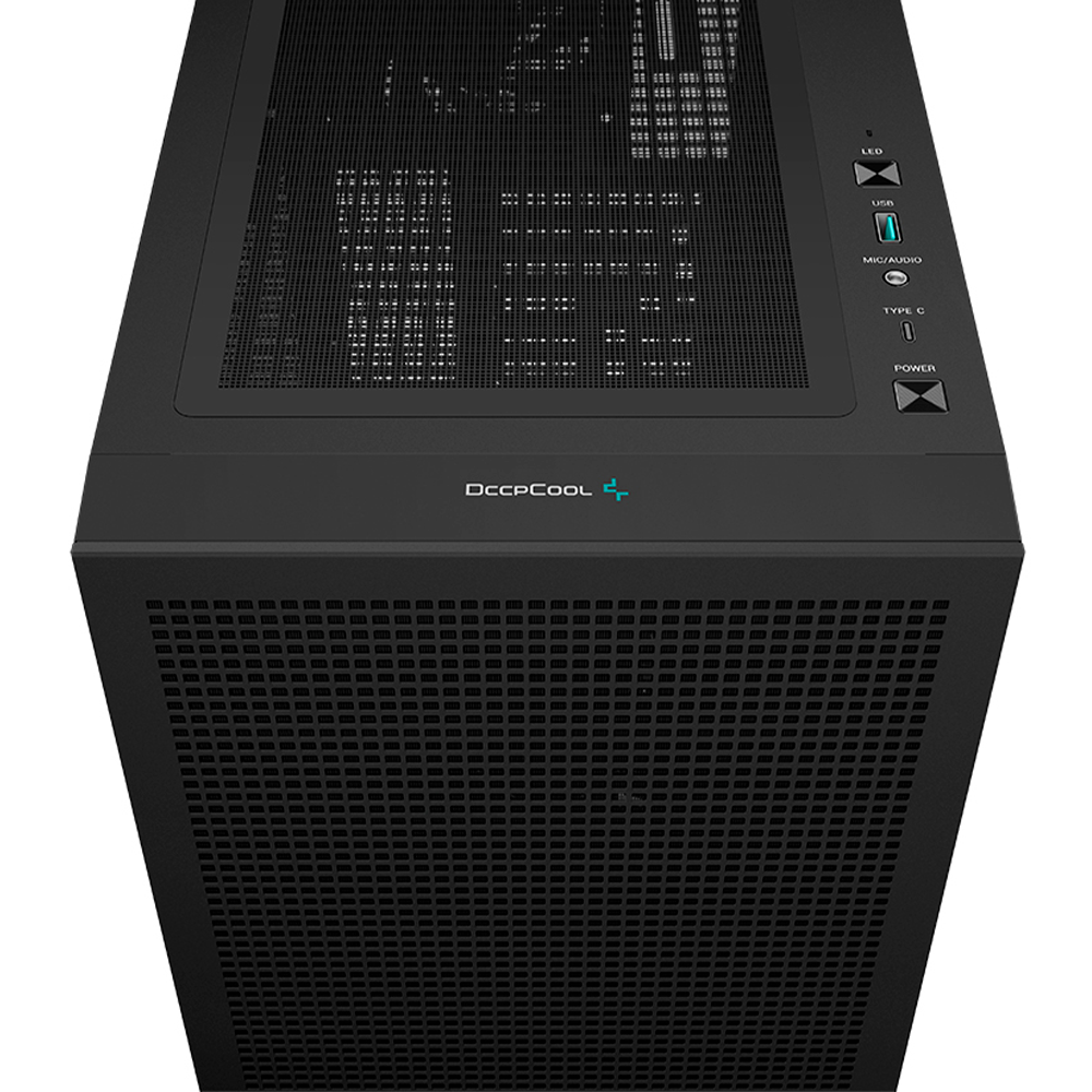 Gabinete Deepcool CH560, Negro, Cristal Templado, RGB, Excelente Flujo de aire, Incluye 4 Ventiladores, R-CH560-BKAPE4-G-1 // YYGH3 - Image 4