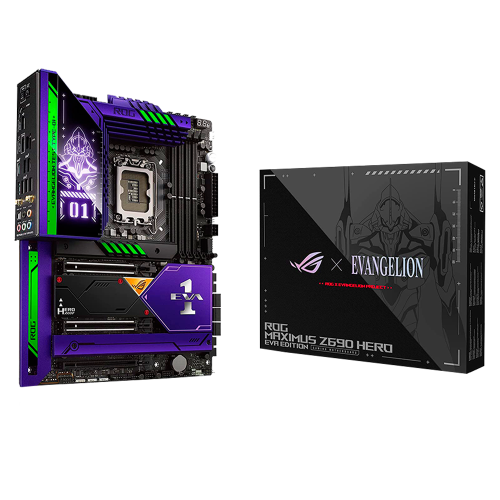Tarjeta Madre Asus ROG MAXIMUS HERO Z690 EVANGELION, DDR5, Socket Intel LGA1700 Intel Z690 ATX ROG-MAXIMUS-Z690-HERO-EVA, ASUSEVA /