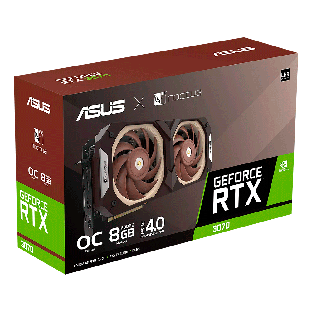 Tarjeta de Video Nvidia GeForce RTX 3070 8GB, Asus OC NOCTUA EDITION LHR, RTX3070-O8G-NOCTUA, 3 AÑOS DE GARANTIA NACIONAL, GX23 - Image 8