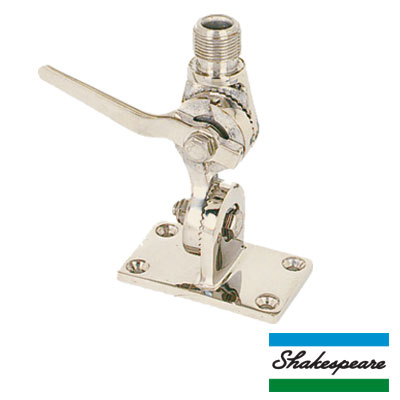 SHAKESPEARE 4187 Montaje rotativo de acero inoxidable, 4 posiciones, rosca estándar 1”-14