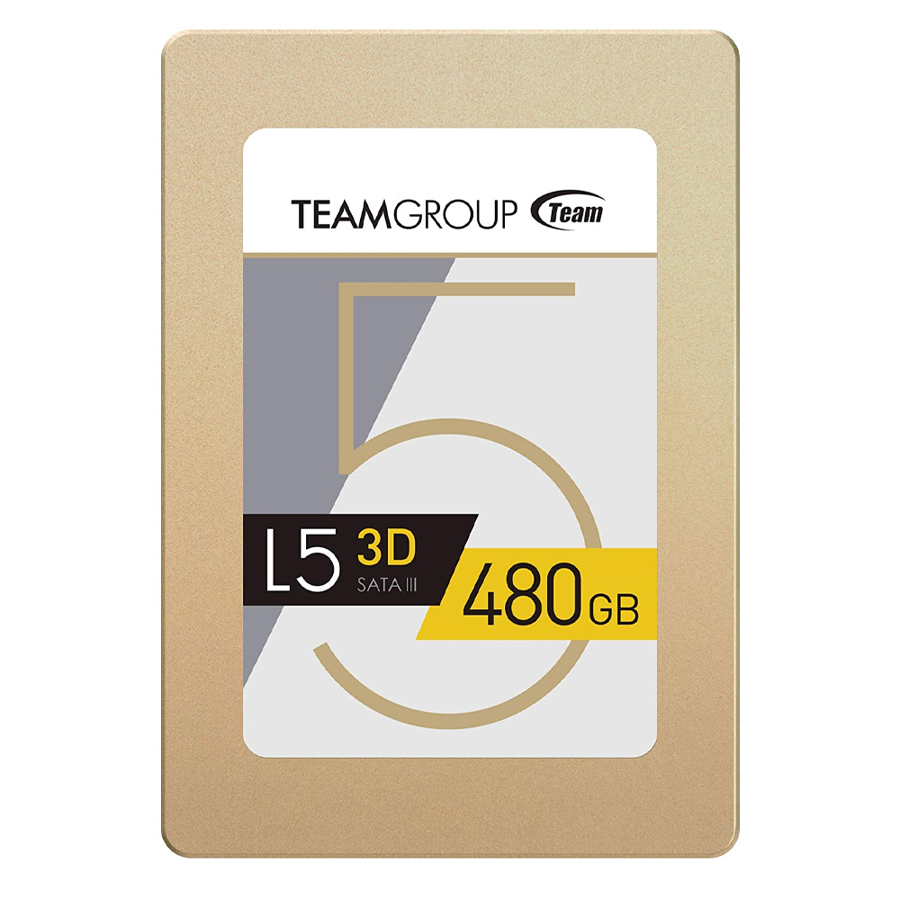 Unidad de estado solido SSD 480GB 2.5" SATA 3 TeamGroup L5 3D, T253TD480G3C101 /MAX. 1 X CLIENTE