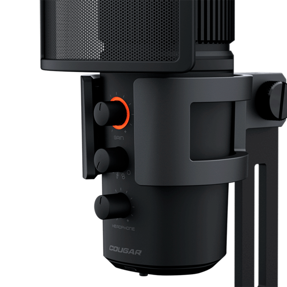 Micrófono Profesional para Gaming, Cougar Screamer X/ Conectividad USB 3.0, Base aislante y Stand incluidos, 3H500MK3B.0001 - Image 8