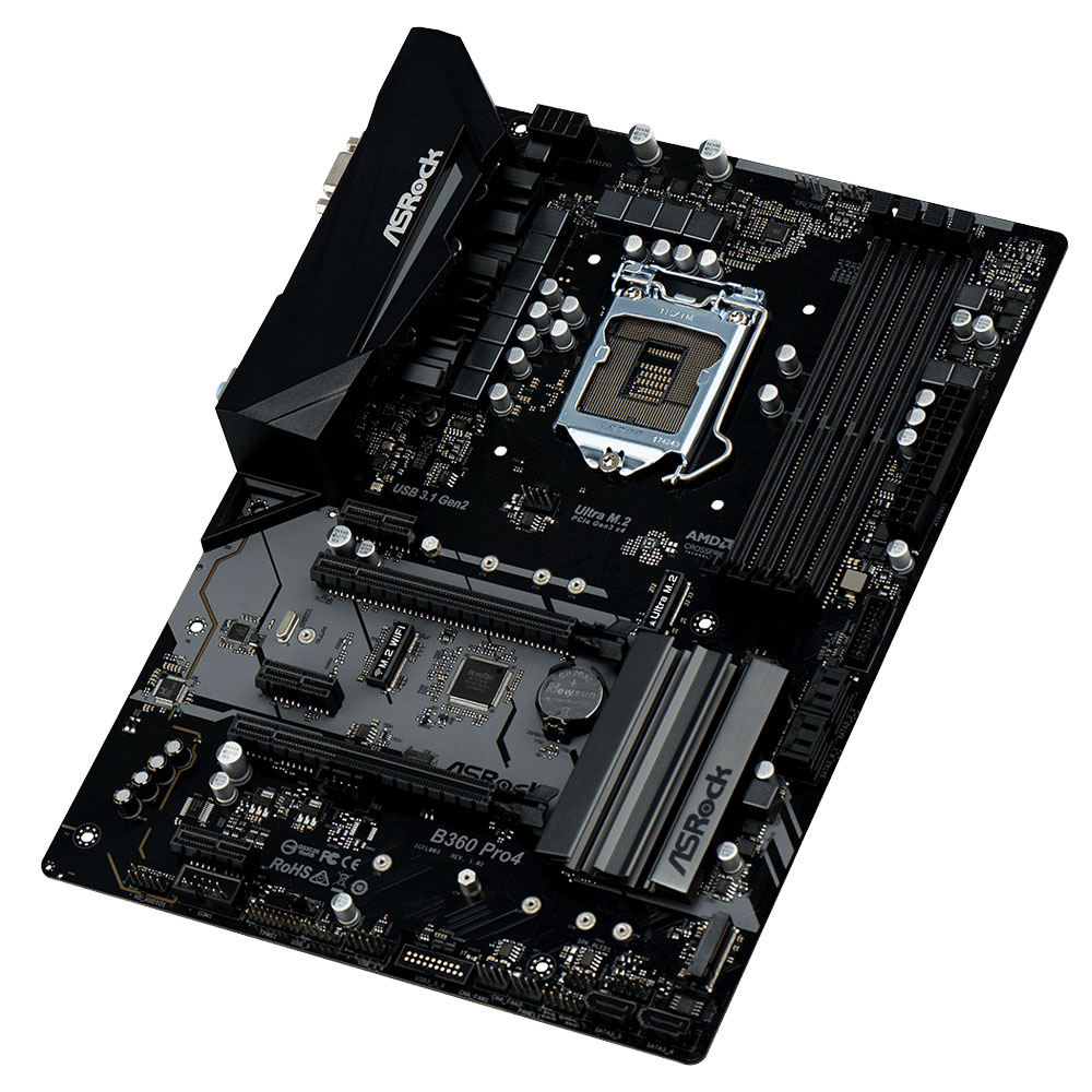 Tarjeta Madre Asrock B360 PRO 4 Socket 1151-V2 Intel B360 ATX, DDR4 - Image 3