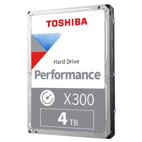 Disco Duro Interno TOSHIBA X300, 4TB, Performance & Gaming 3.5", CMR SATA 6 GB/s, 7200RPM, 512MB Cache, HDWR740XZSTA