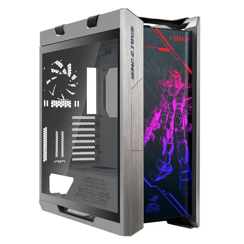 Gabinete Gamer Asus GX601 ROG STRIX HELIOS GUNDAM EDITION RGB Aura Sync, Cristal Templado, USB 3.1, E-ATX