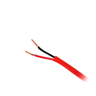 GENESIS 4311-1104/1000 Bobina de 305 Metros, Alambre de Cobre, 2 x 16 AWG, Riser, Tipo FPLR, CL3R, C (UL) FT4, Color Rojo, Para Aplicaciones en Sistemas de Detección de Incendio y Sistemas de Evacuación