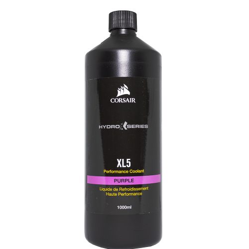 Liquido refrigerante Corsair Hydro X Series XL5 Morado Translúcido, 1 litro premezclado, CX-9060005-WW