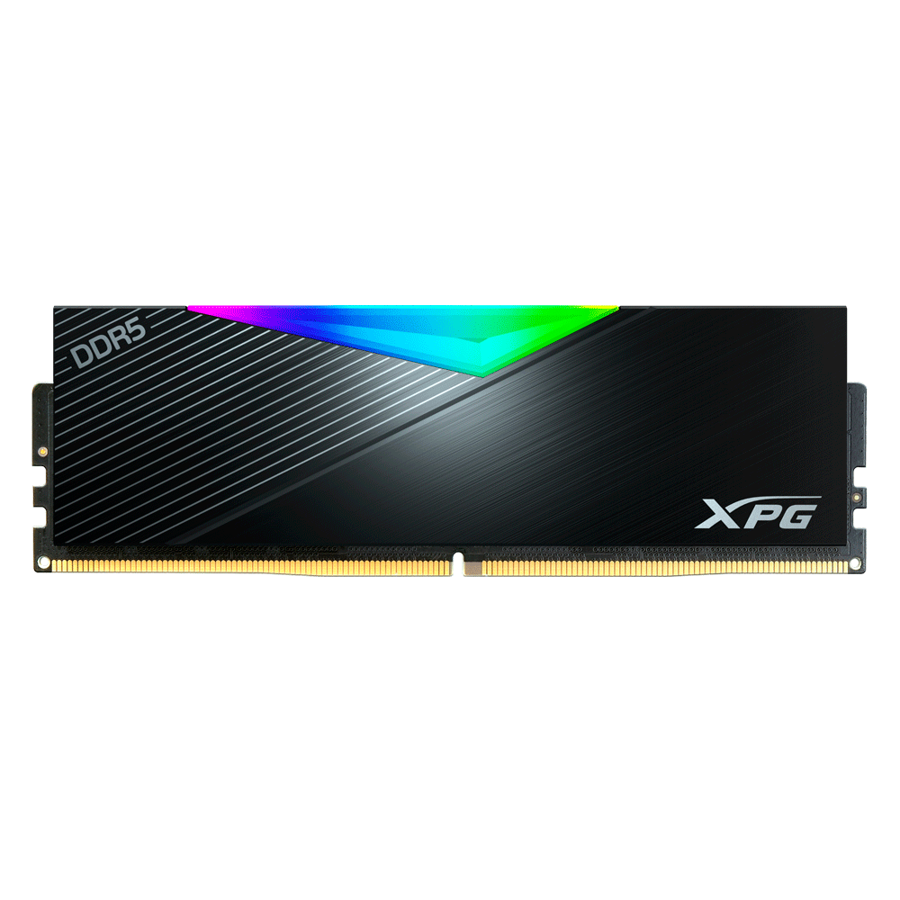 Memoria RAM DDR5 16GB 6000MHz Adata XPG Lancer RGB Black, ECC, AX5U6000C4016GCLARBK /MAX. 1 X CLIENTE