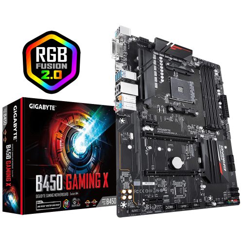 Tarjeta Madre Gigabyte B450 GAMING X, AM4, AMD RYZEN, ATX